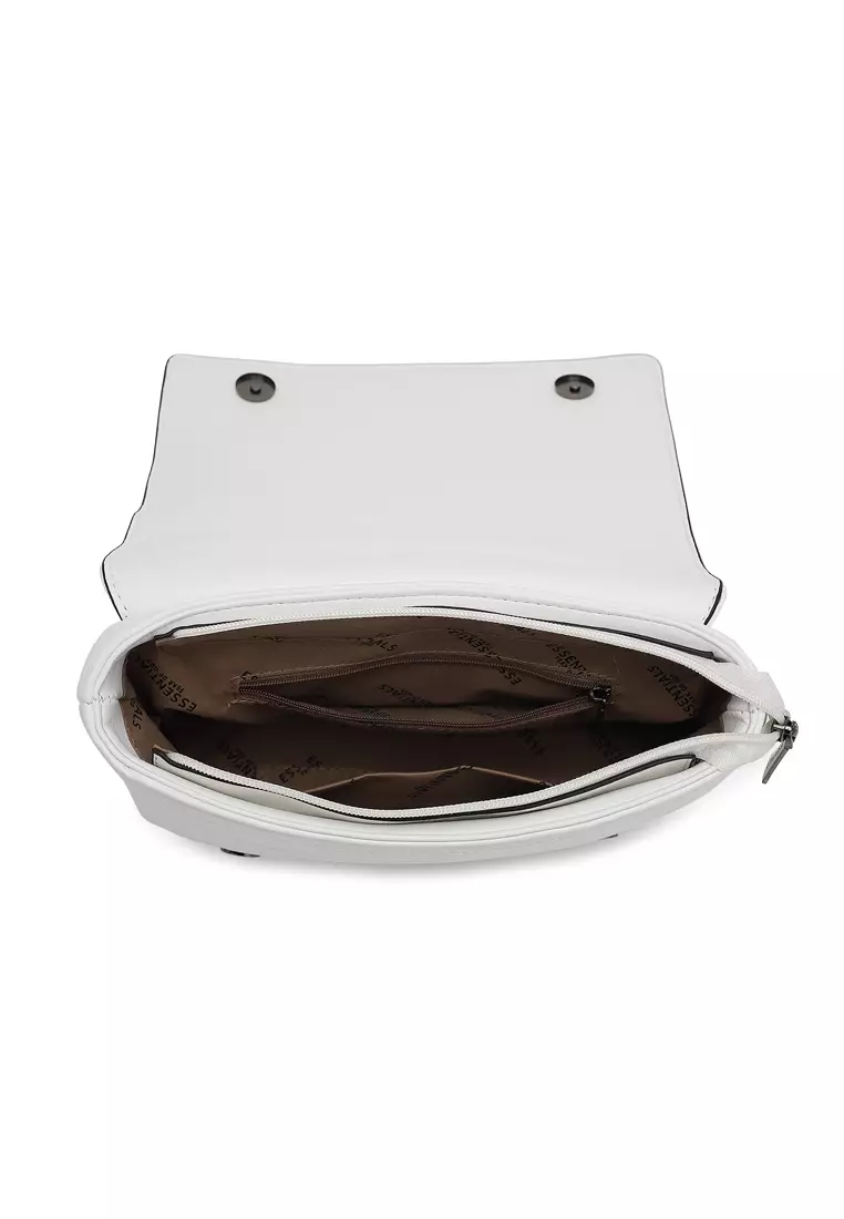 Women's Shoulder Sling Bag / Crossbody Bag - White