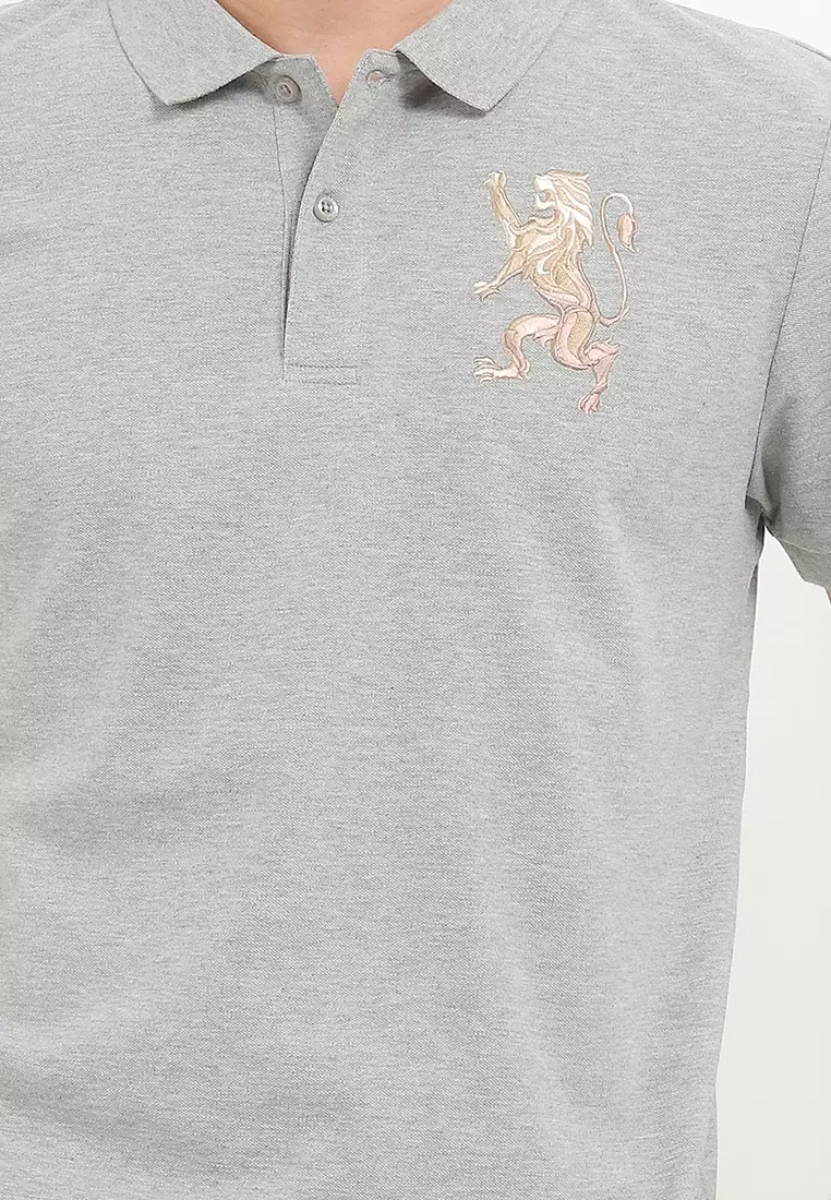 Men's 3D Lion Polo