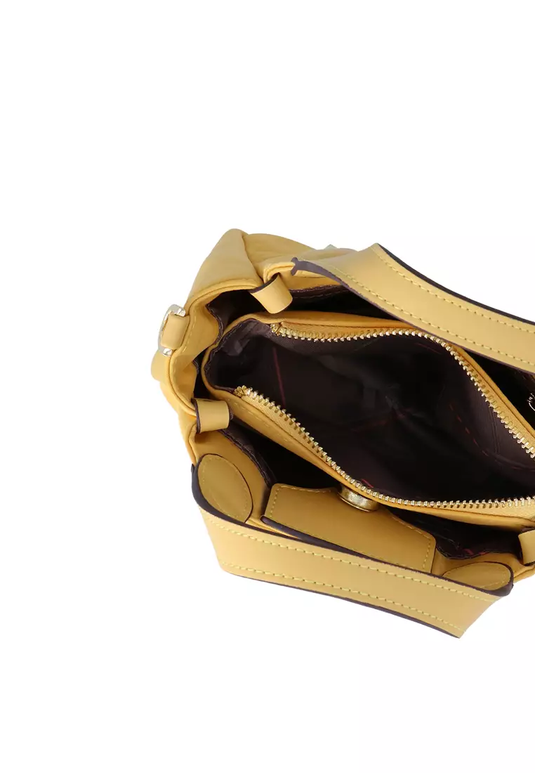 Cuddly Nylon Handbag S - Yellow