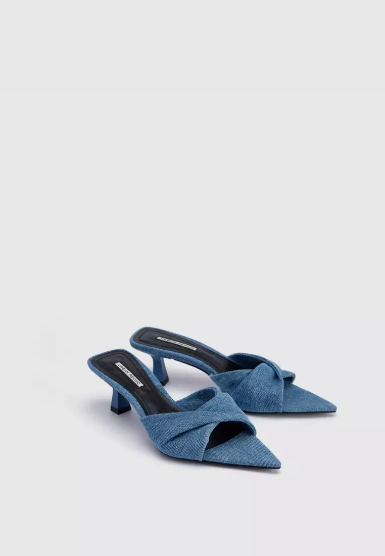 Kitten hot sale heel slippers