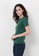 nicole green Nicole Round Neck Short Sleeve 100% Cotton Fitted Tee AC722AA694507BGS_2