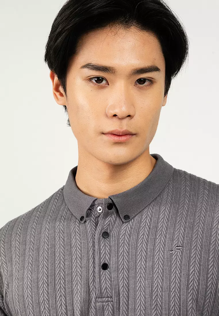Knitted Polo Shirt