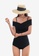 ZITIQUE black Women's Beachwear Bikini Swimdress Swimsuit With Padded Cup 50A02USA8BB4D8GS_1