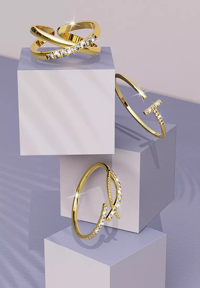 Adjustable stacking rings sale
