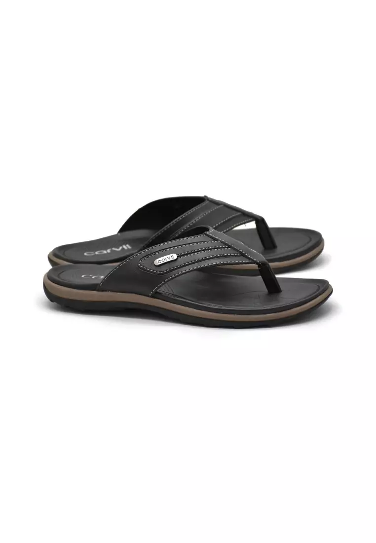 Carvil Sandal Pria Darick-01 M Black