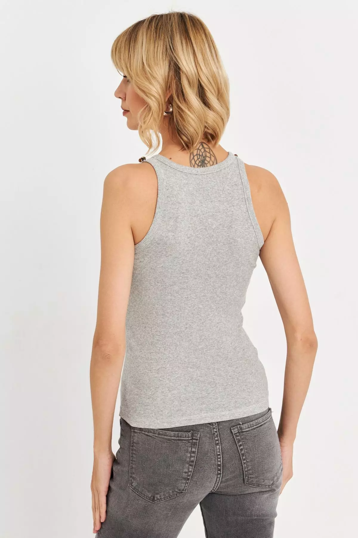 Button Detail Tank Top