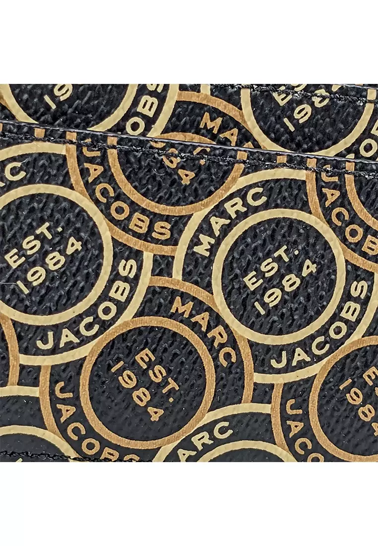 MJ Logo Printed Card Case Black Multi S104M12FA22