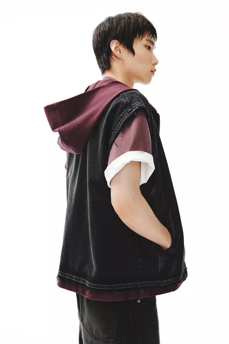 Loose Fit Sleeveless hoodie