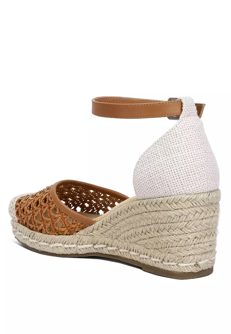 Tan Wedge Heel Espradilles