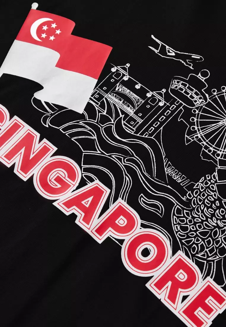 Giordano Men NDP 2026 Collection Slim Fit Crew Neck Printed T-Shirt (Singapore National Day Parade Collection)