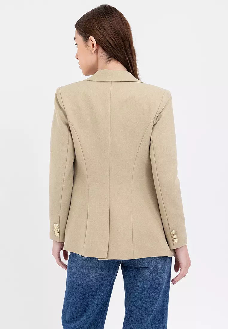 Tailored Double Breasted Blazer