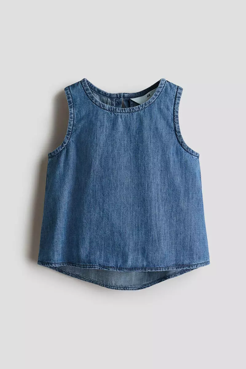 Cotton denim top