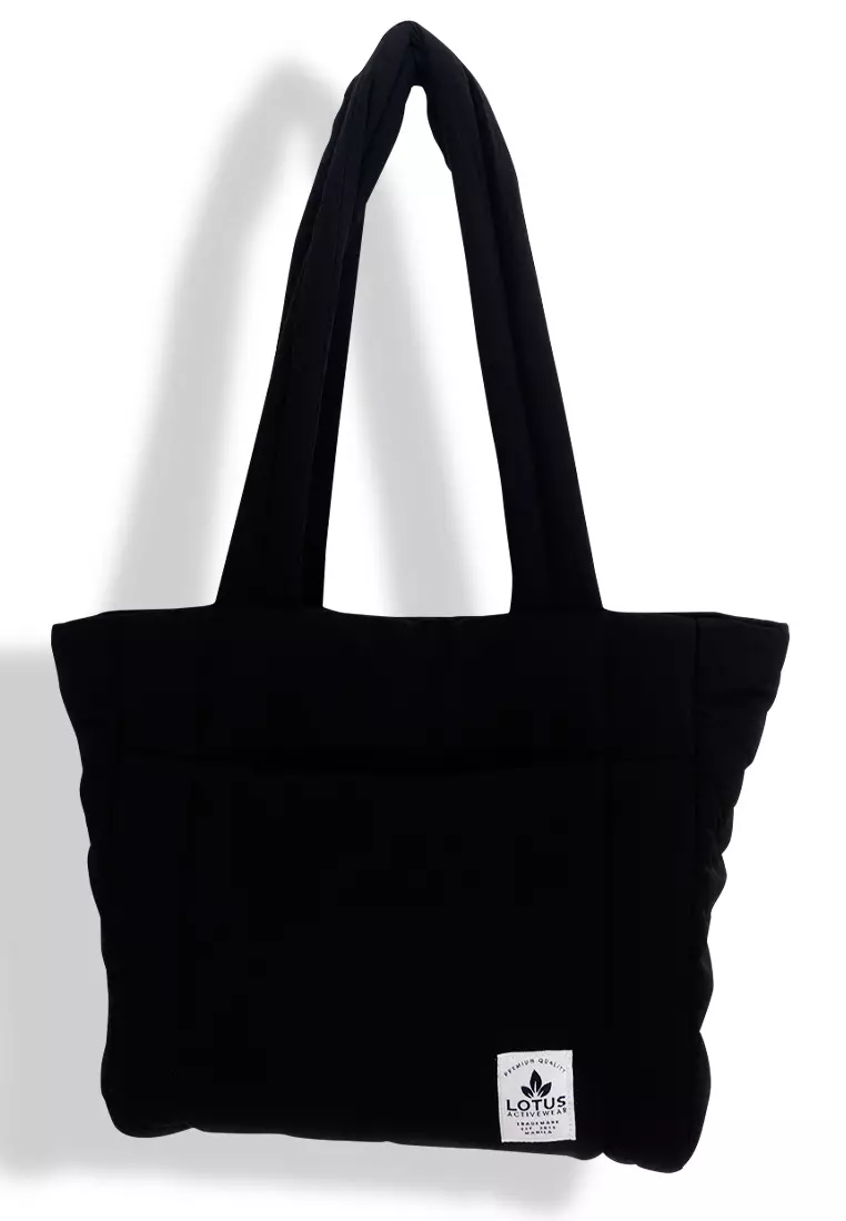 Lightweight Puffer Quilted Tote Bag