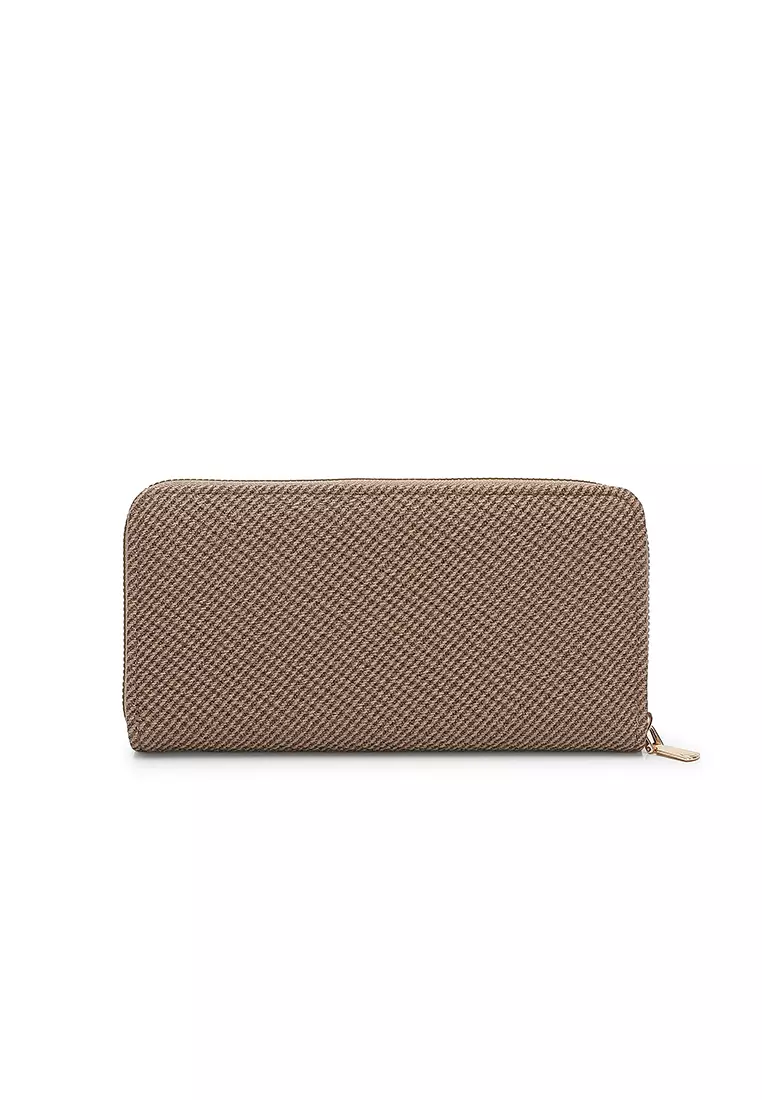 Women's Long Wallet / Purse - Brown