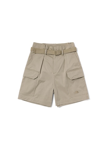 beige cargo shorts womens