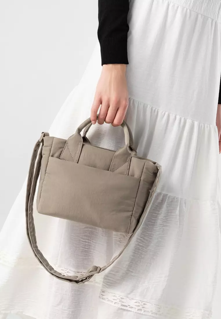 Poofah Mini Tote Bag - Mocha