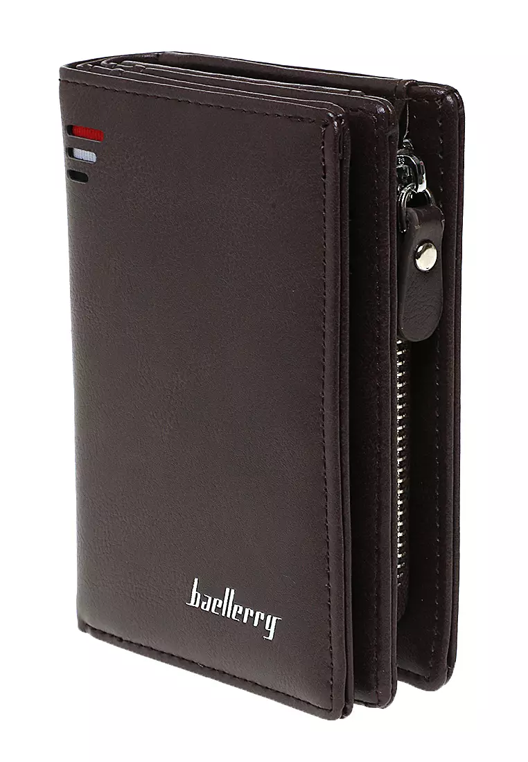 Dompet Mini Pria Wanita Model Lipat Many Slot Material Leather Kulit ORIGINAL