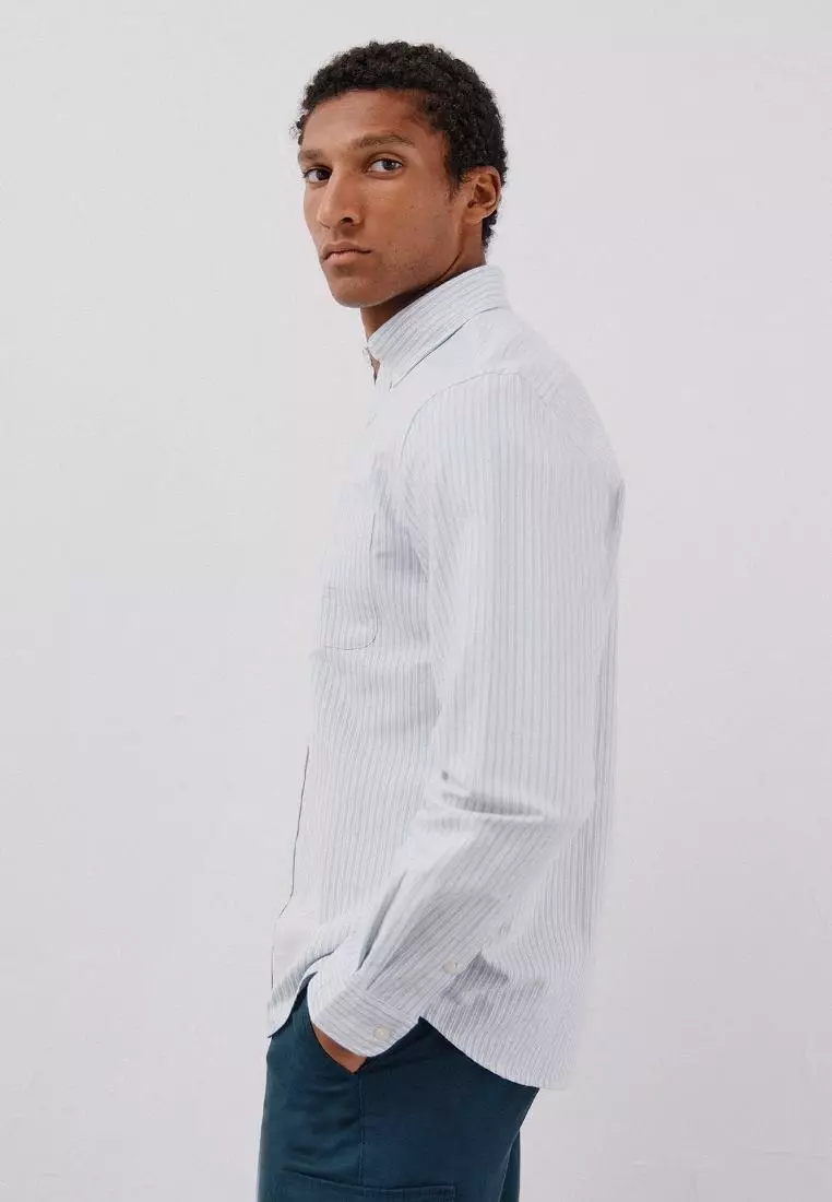 Striped oxford shirt