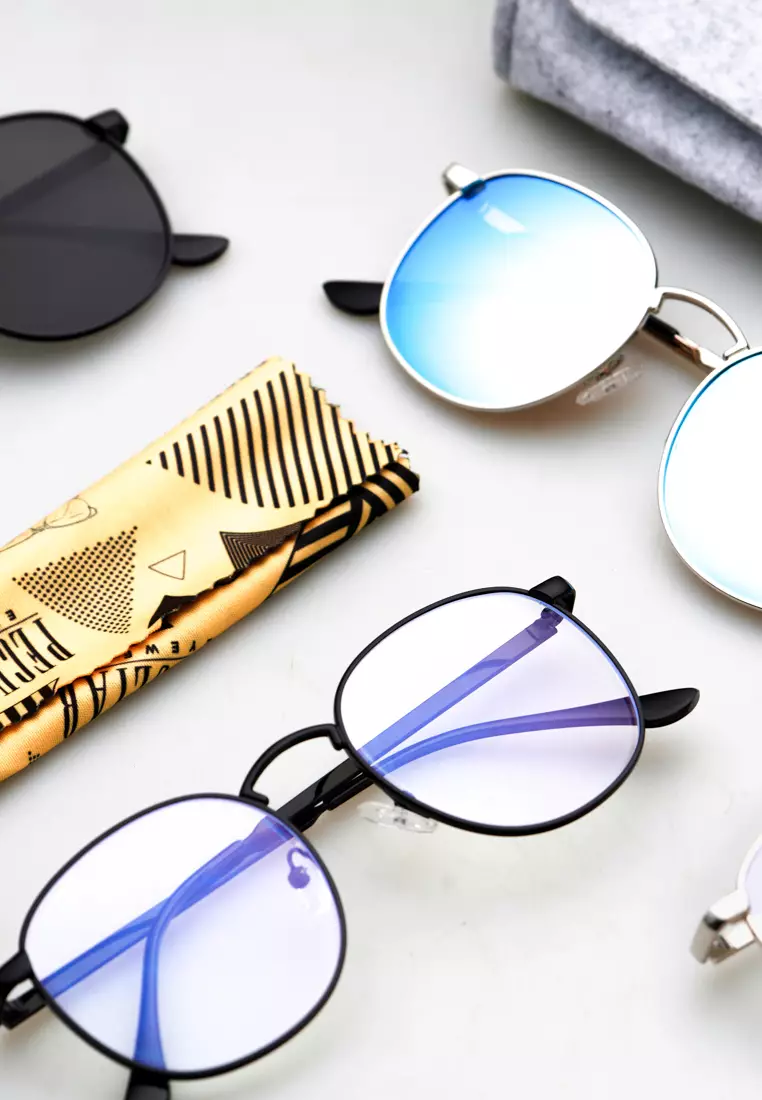 Adventure X Peculiar Eyewear Anti-Radiation UV400 Replaceable Lenses for Men and Women - Computer Glasses - Black