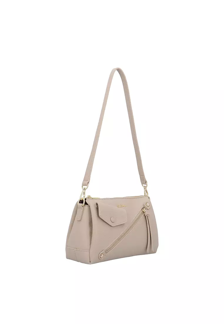 CR Harper 2-Way Shoulder Bag - Nude