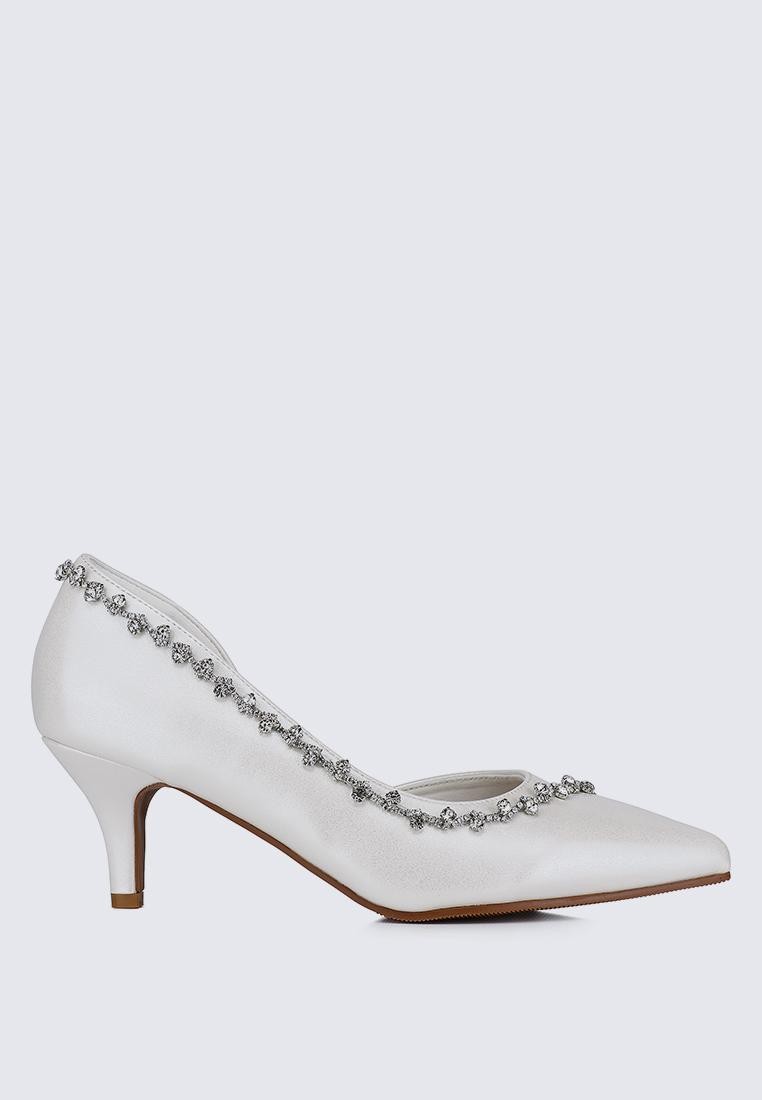 My Ballerine - Dahlia Comfy Pumps In Ivory