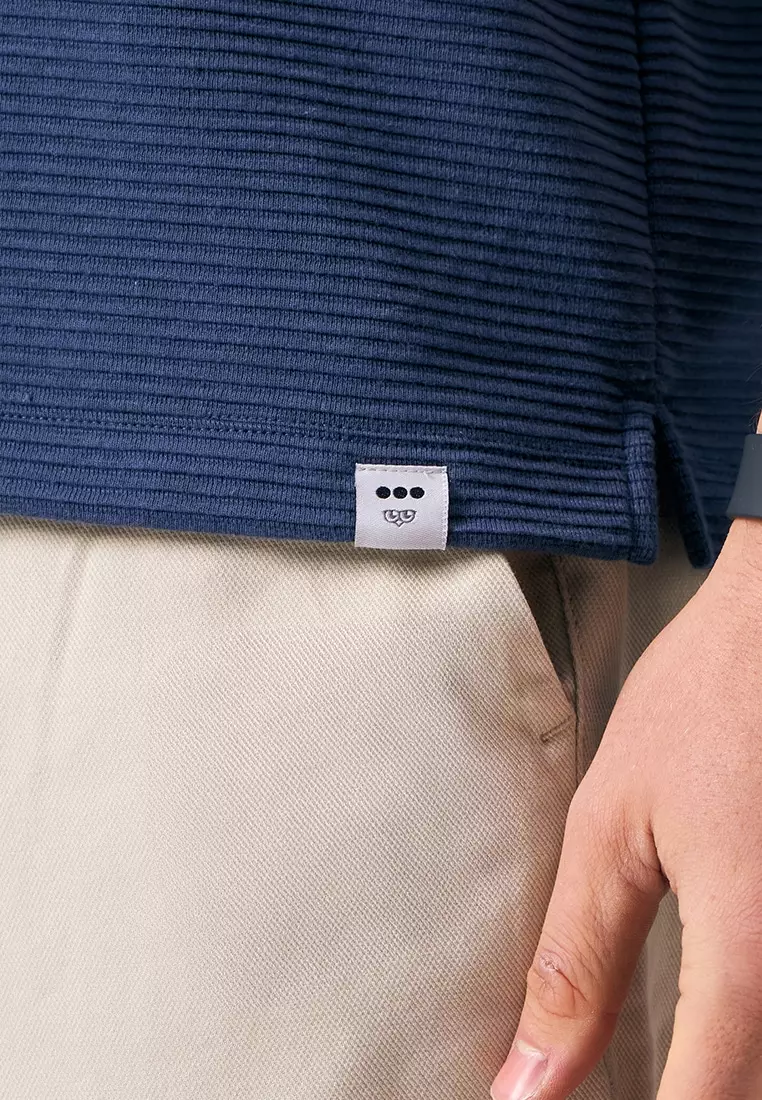 O.O.O. Textured Polo Shirt