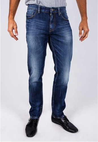 LGS - Slim Fit - Jeans - Blue - Aksen Washed - Whisker.