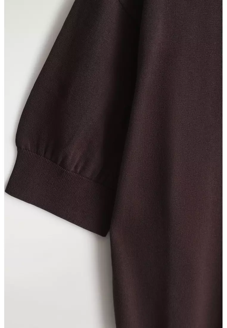 KNITTED COTTON T-SHIRT