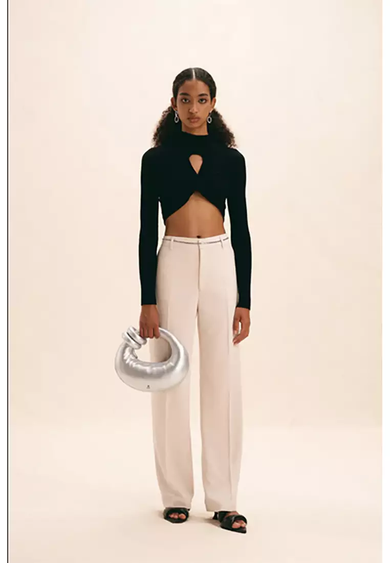 Abacus Top Handle Bag - Silver