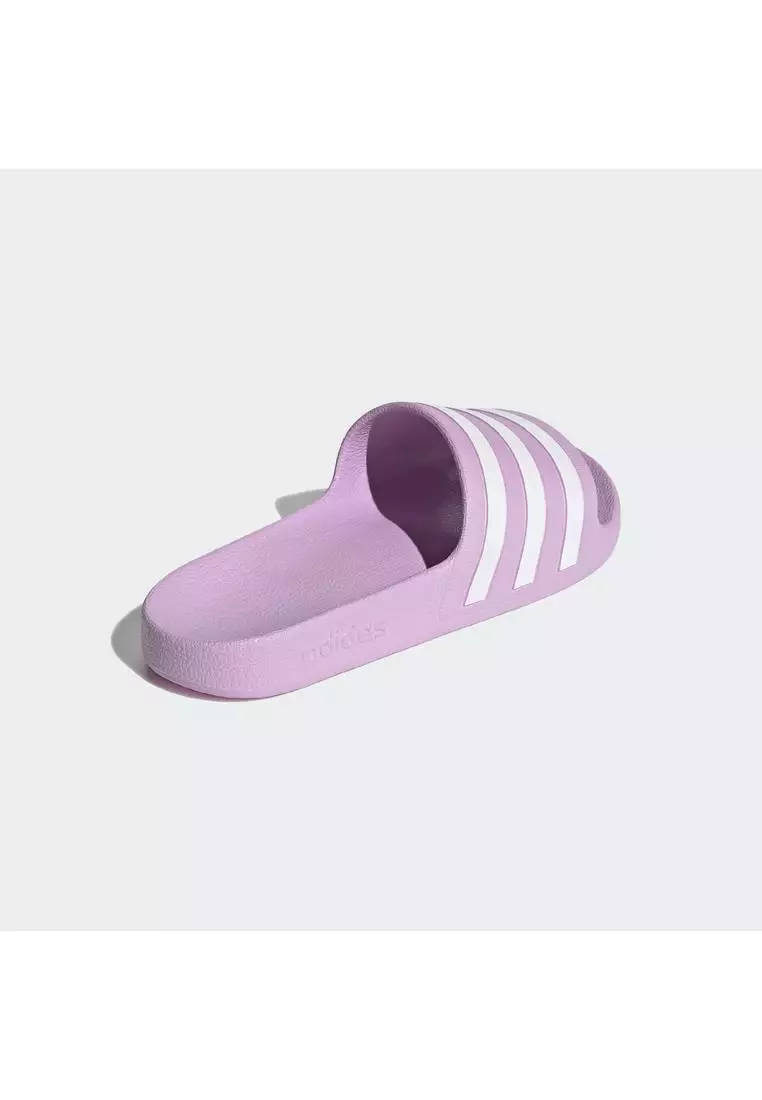 Purple adidas sale sliders