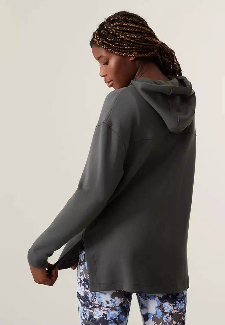 Hooded Relaxed Long Sleeve Yoga Hoodie
