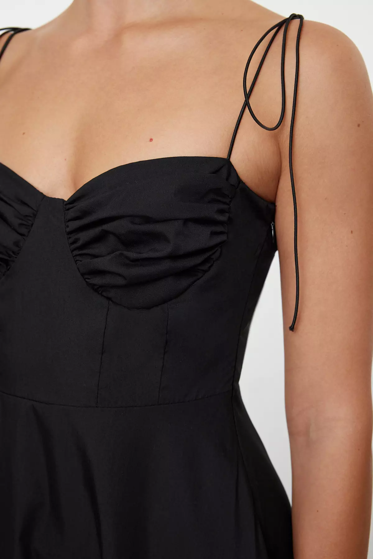 Cotton Sweetheart Maxi Dress