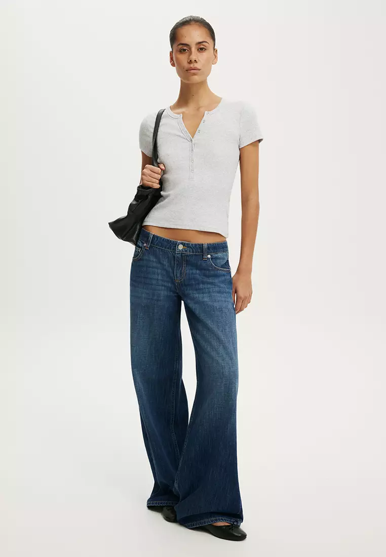Blake Short Sleeves Henley Top
