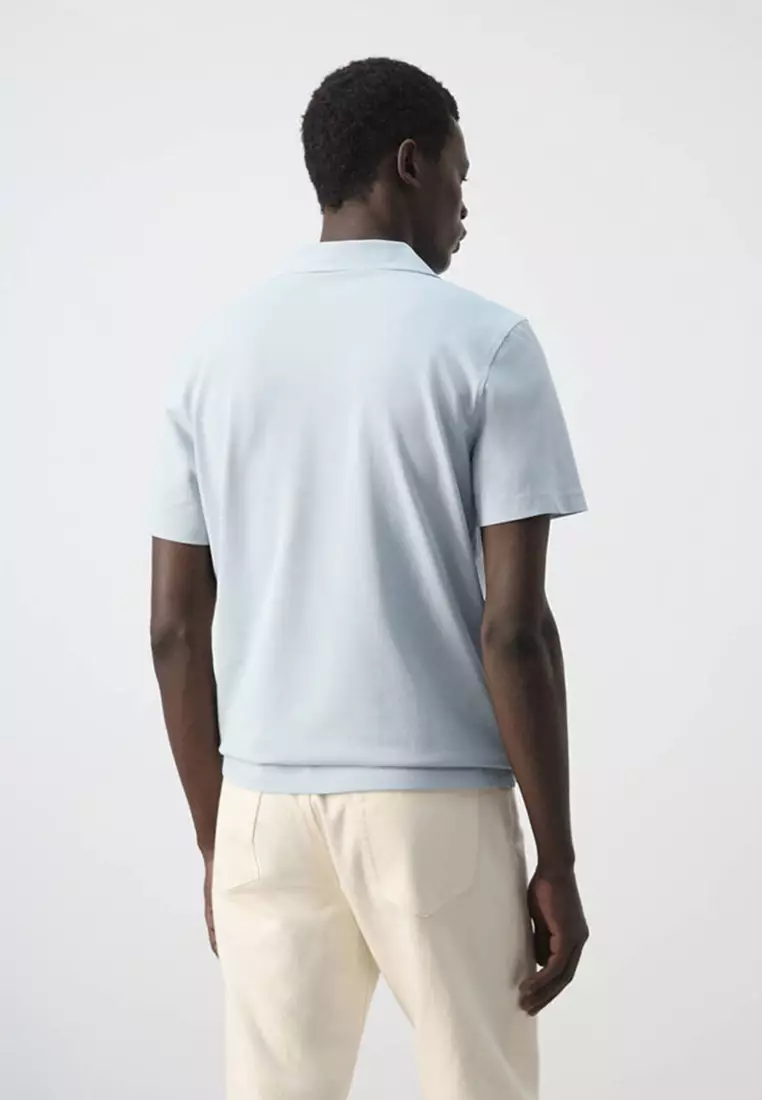Slim Fit Piqué Polo Shirt