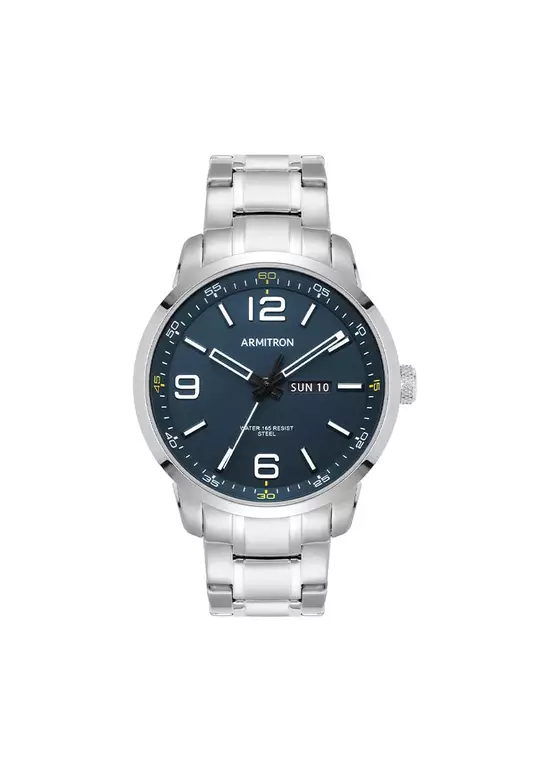 Men's Silver Stainless Steel Bracelet Analog Watch AR-20/5490NVSV