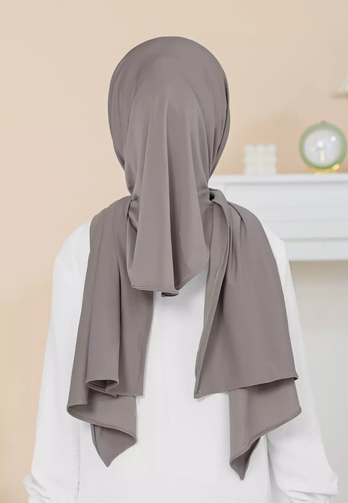 Cotton Bee - Calla Oval Instan | Hijab Pashmina Instan Anak - Fallen Rock