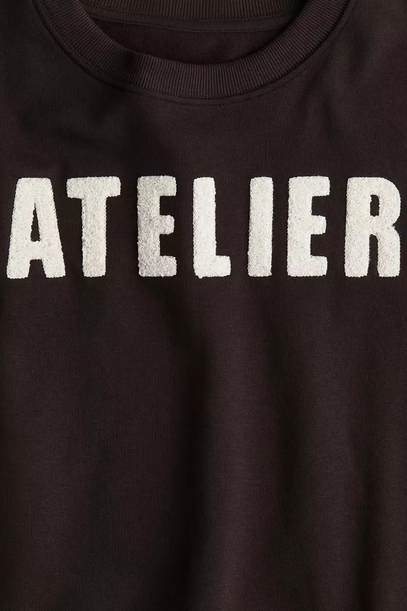 Text-motif sweatshirt