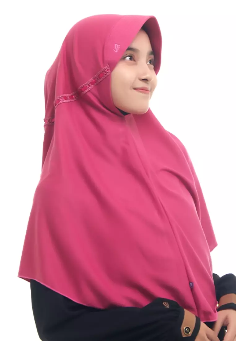RABBANI - Kerudung Sekolah Instan Innova KAA - Fushia Rose