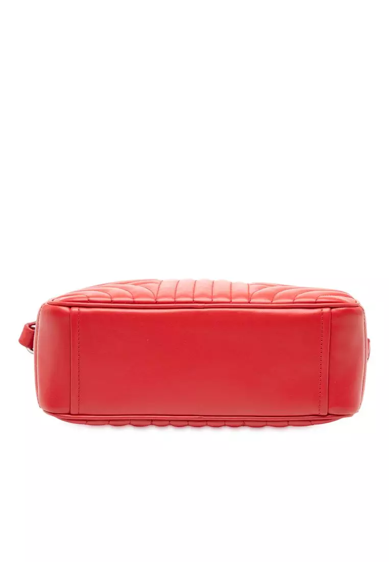 Pre-Loved Prada Soft Calfskin Diagramme Camera Bag