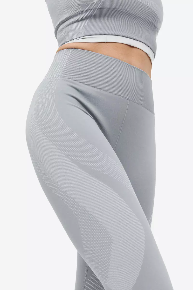 Buy H&M DryMove™ Seamless Sports tights in Mole Medium Dusty 2024