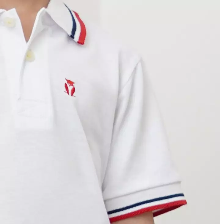 Matsuda baju kaos polo anak laki laki katun umur 2-12 Pierre White