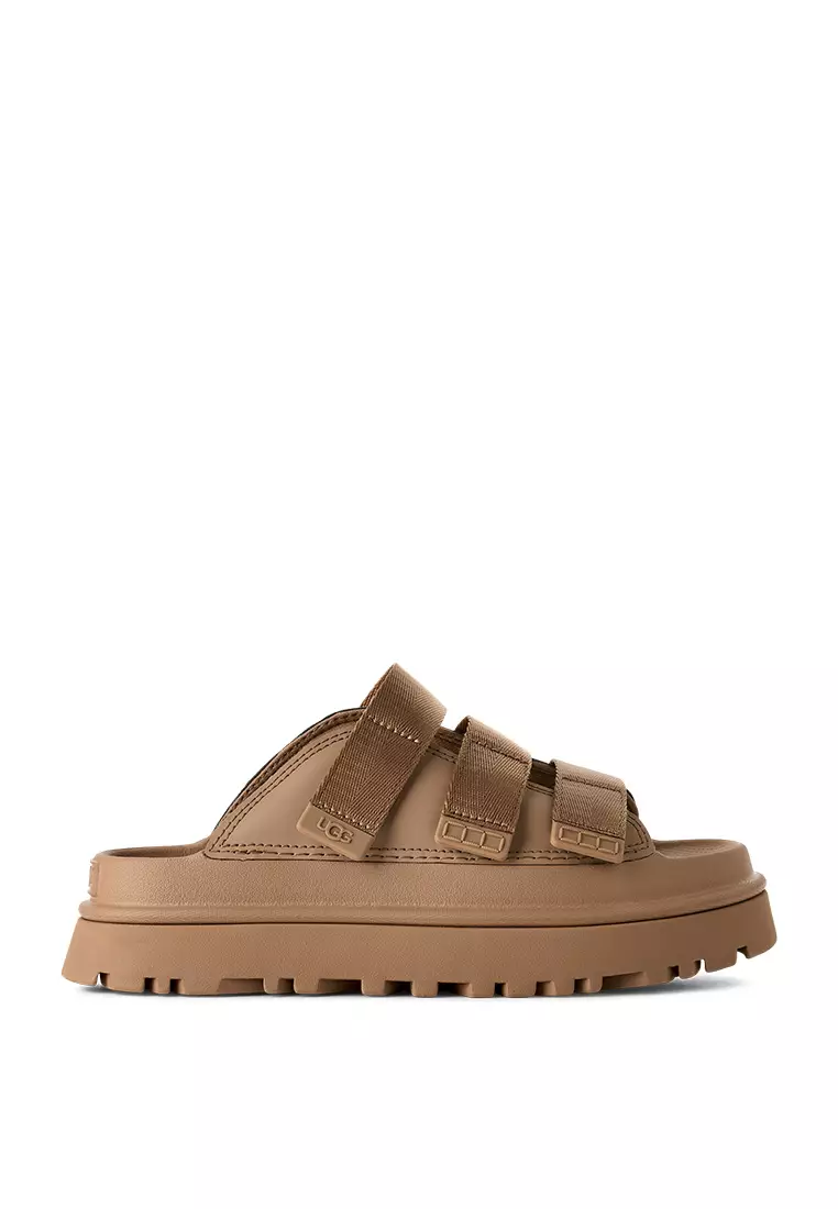 Discount on UGG  shoes - SKU: Women's GoldenGlow Slide Sandal - Dark Sand (1167430-DND)