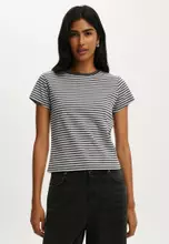 Madi Stripe Grey Marle/Charcoal Marle/Multi