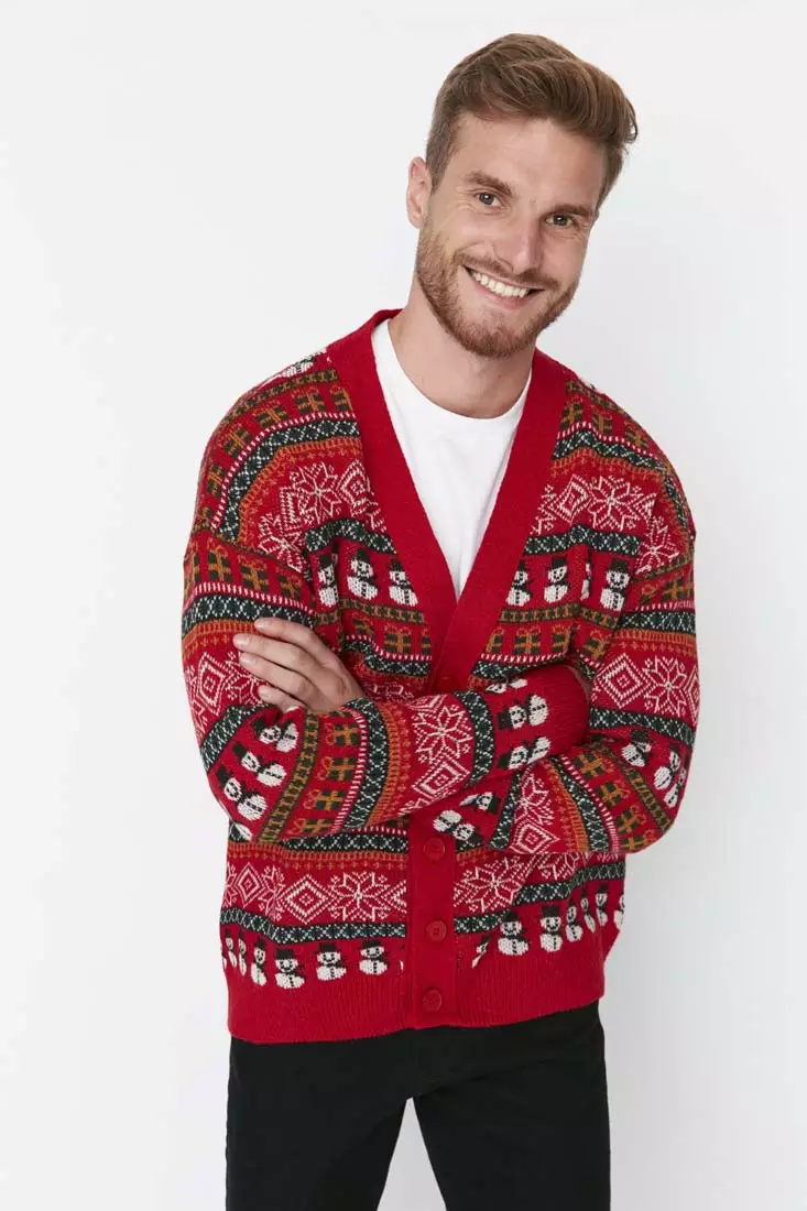 Christmas hot sale jumper cardigan