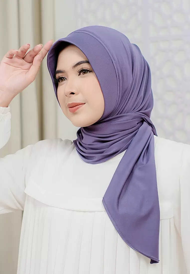 HIJAB INSTAN SOFTPAD AMEENA - NIGHT PURPLE