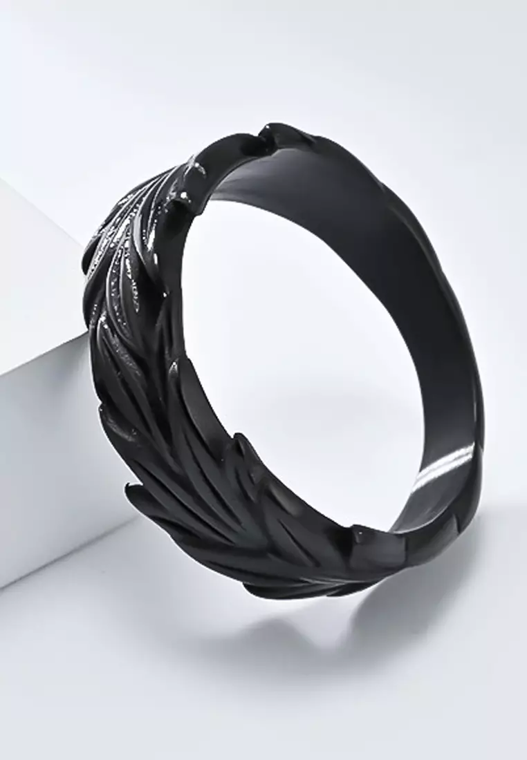 Men's Piano Black Ring