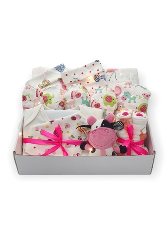 AKARANA BABY white Little One Gift Box for Baby Newborn Fullmoon Free Led Light - Girl 213A2KA3B4BA73GS_1