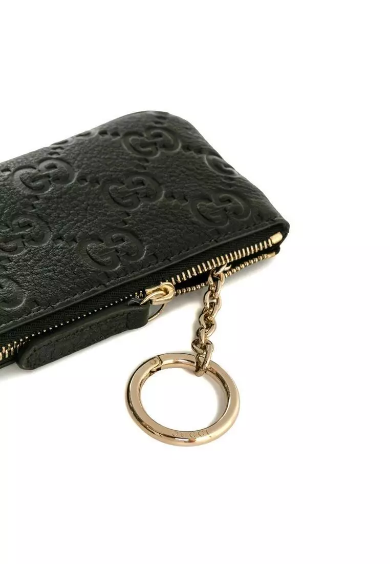 Gg Emblem Zip 零錢包/鎖匙包
