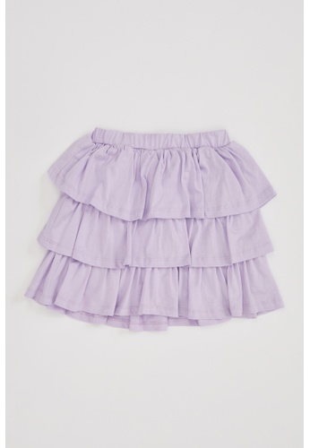 DeFacto purple Cotton Skirt 061A7KA8192E99GS_1