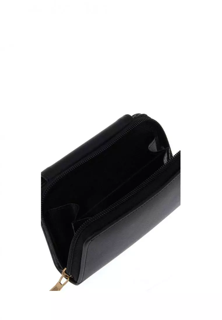 Jasmeen Card Wallet Simple Dompet Wanita Premium Quality - Black